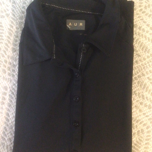 Black A/U/R Women’s Golf Shirt M - Picture 2 of 5